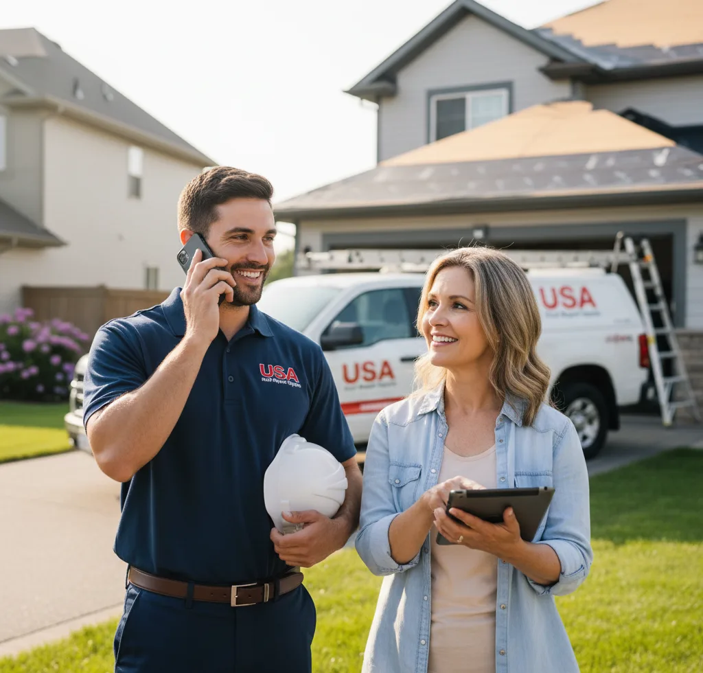 USA Roof Repair Experts customer support in Milbridge